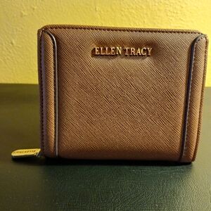 Ellen Tracy Brown Wallet/Card Holder